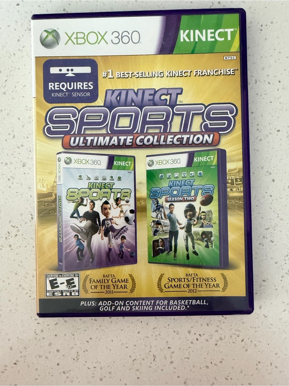 Xbox 360 Kinect Sports Ultimate Collection - Gold & Green